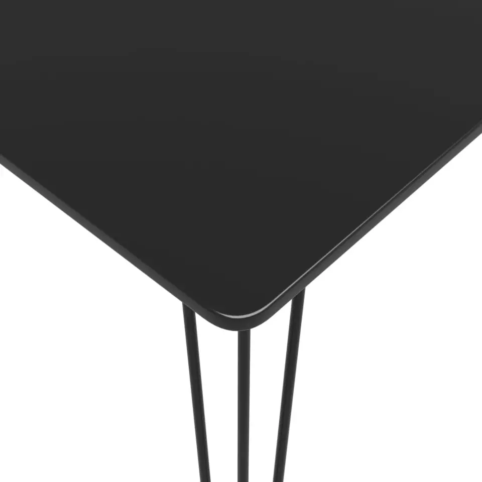 vidaXL - Bartafel - Zwart - MDF
