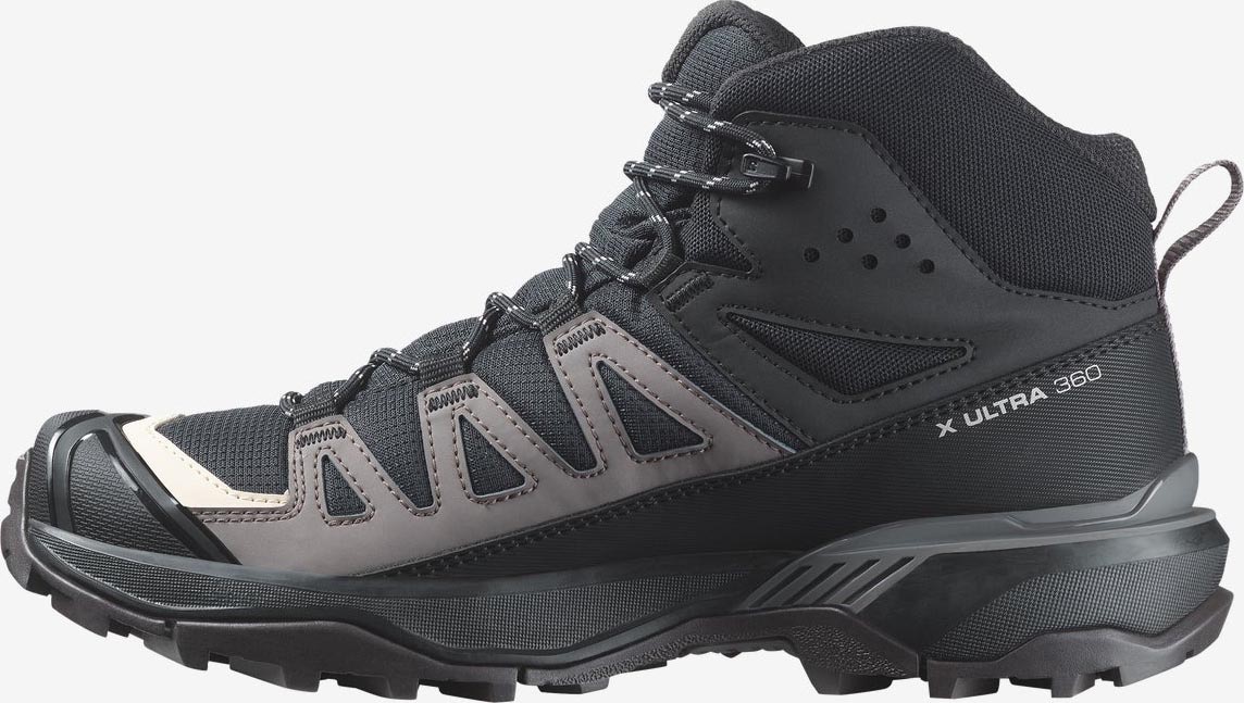 X Ultra 360 Mid GTX Dame Black/Plum Kitten/Shale