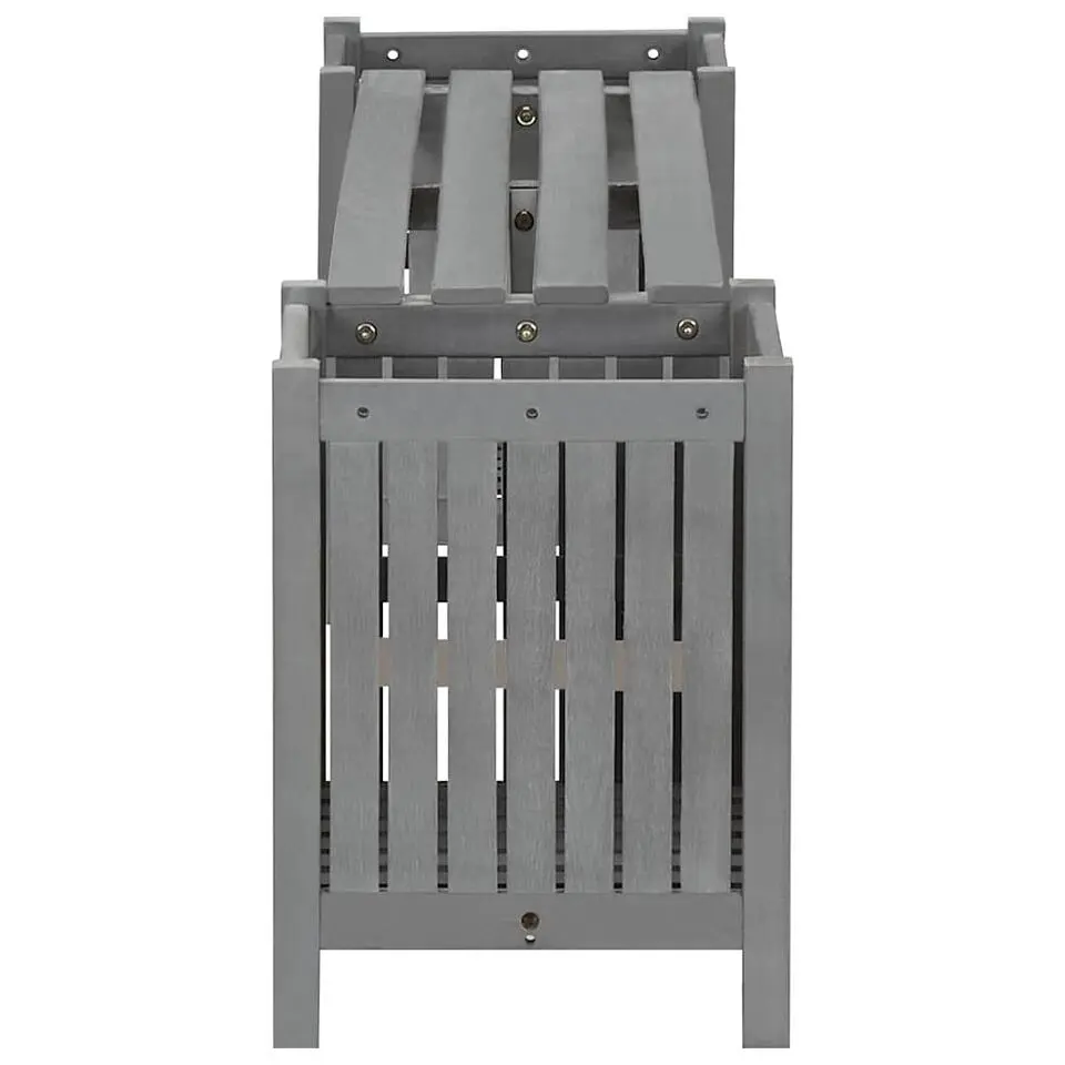 vidaXL - Tuinbank - Grijs - Acaciahout - 150 x 30 x 40 cm