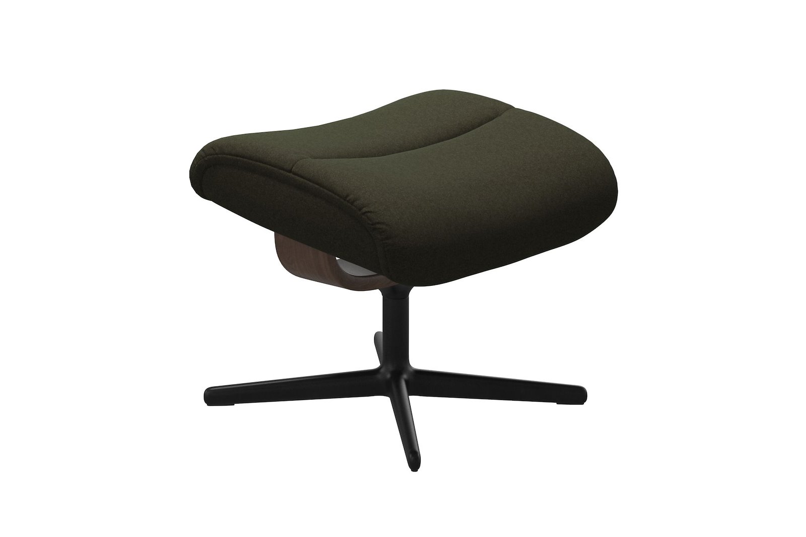 View krakk Tekstil Calido Green – Cross understell – Sort – Valnøtt - Medium