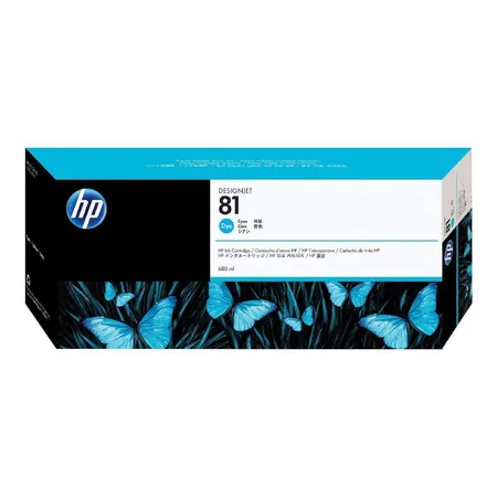 HP Original Tintenpatrone 81 cyan, 680 ml