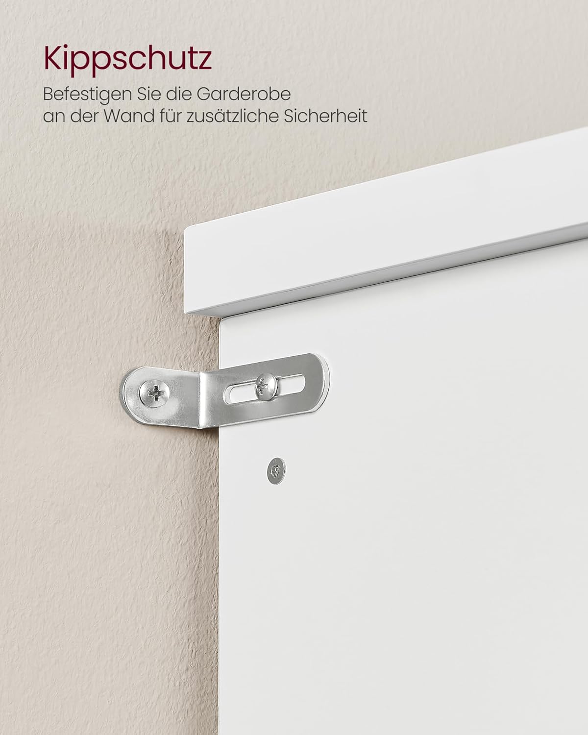 VASAGLE Garderobenständer mit Schuhbank, Garderobe, Schuhaufbewahrung, 5 Dreifach-Haken, freistehend, platzsparend, für Eingangsbereich, Flur, verstellbare Regalebenen, wolkenweiß HSR404T10