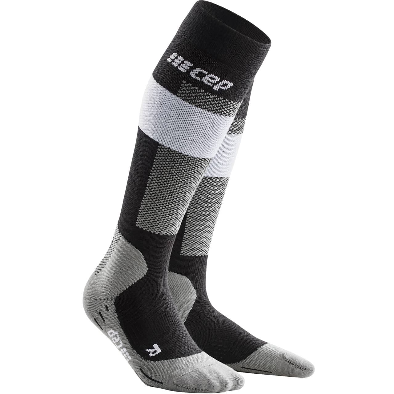 CEP Herren Skisocken MERINO COMPRESSION grey | Skisocken | Skibekleidung | Herren | XSPO-Fashion