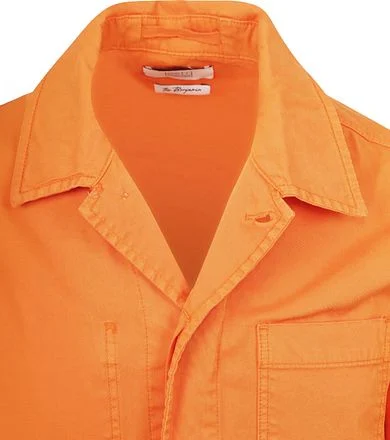 King Essentials The Benjamin Overshirt Oranje KM111080011-O020T kopen