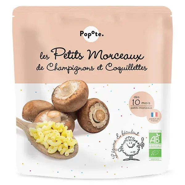 Cogumelos em pedaços pequenos Popote Coquillettes 190g
