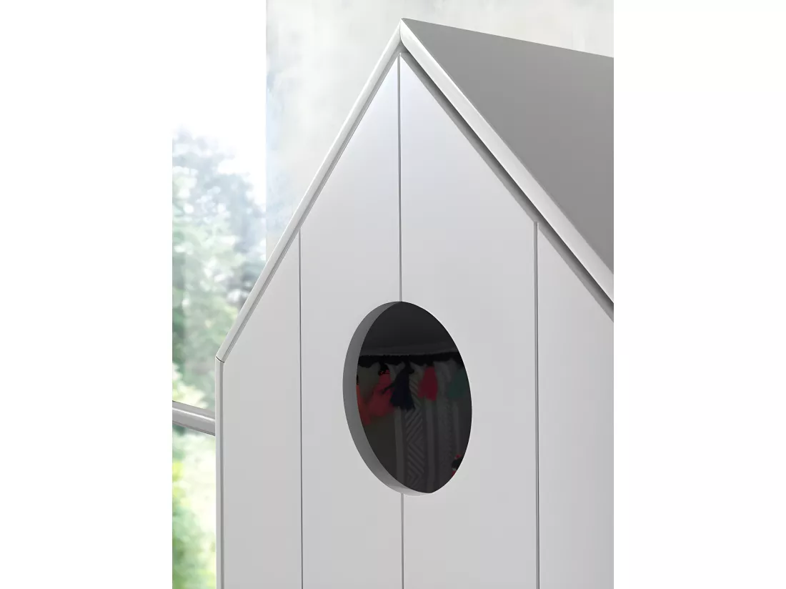 Pack - Lit Cabane Enfant & Armoire 