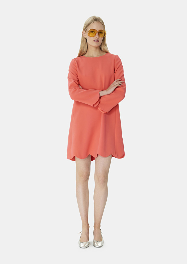 Robe Ruodacorail en crêpe