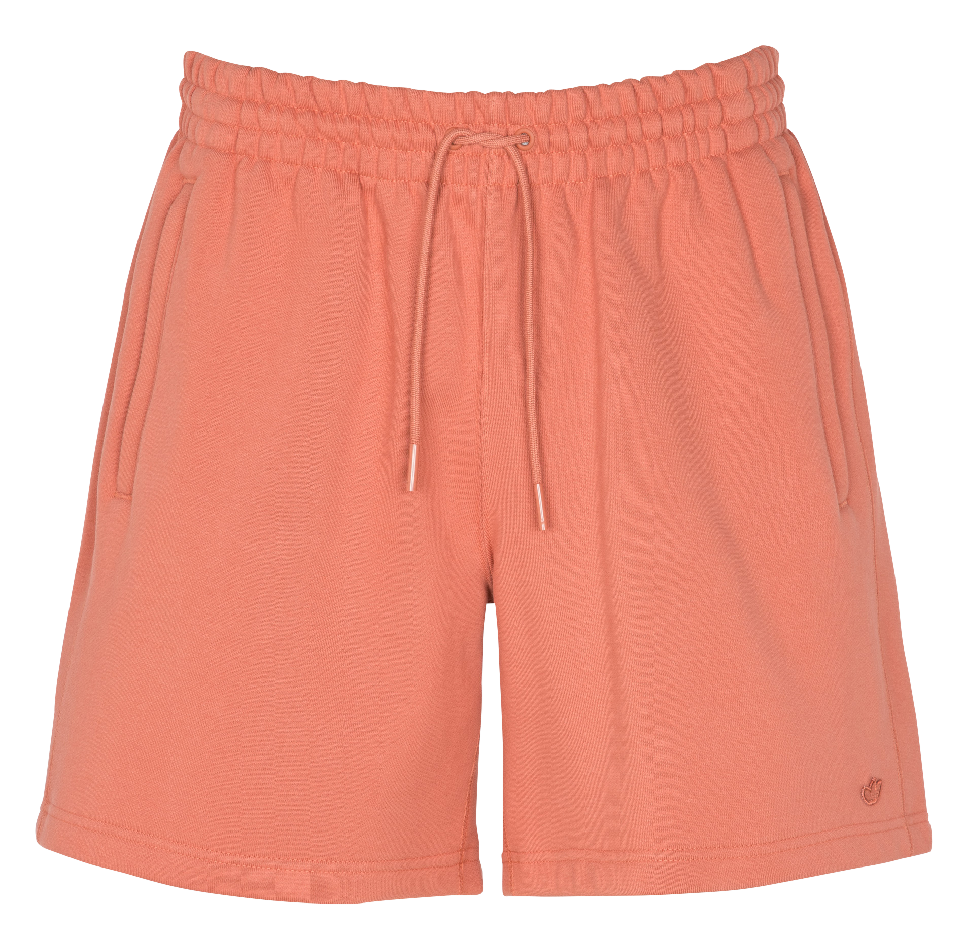 Short droit en coton| Orange