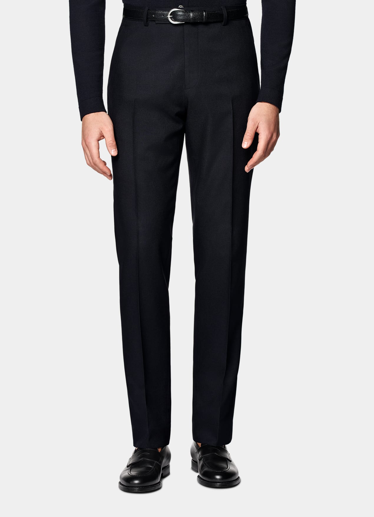 Pantalon Straight Leg bleu marine