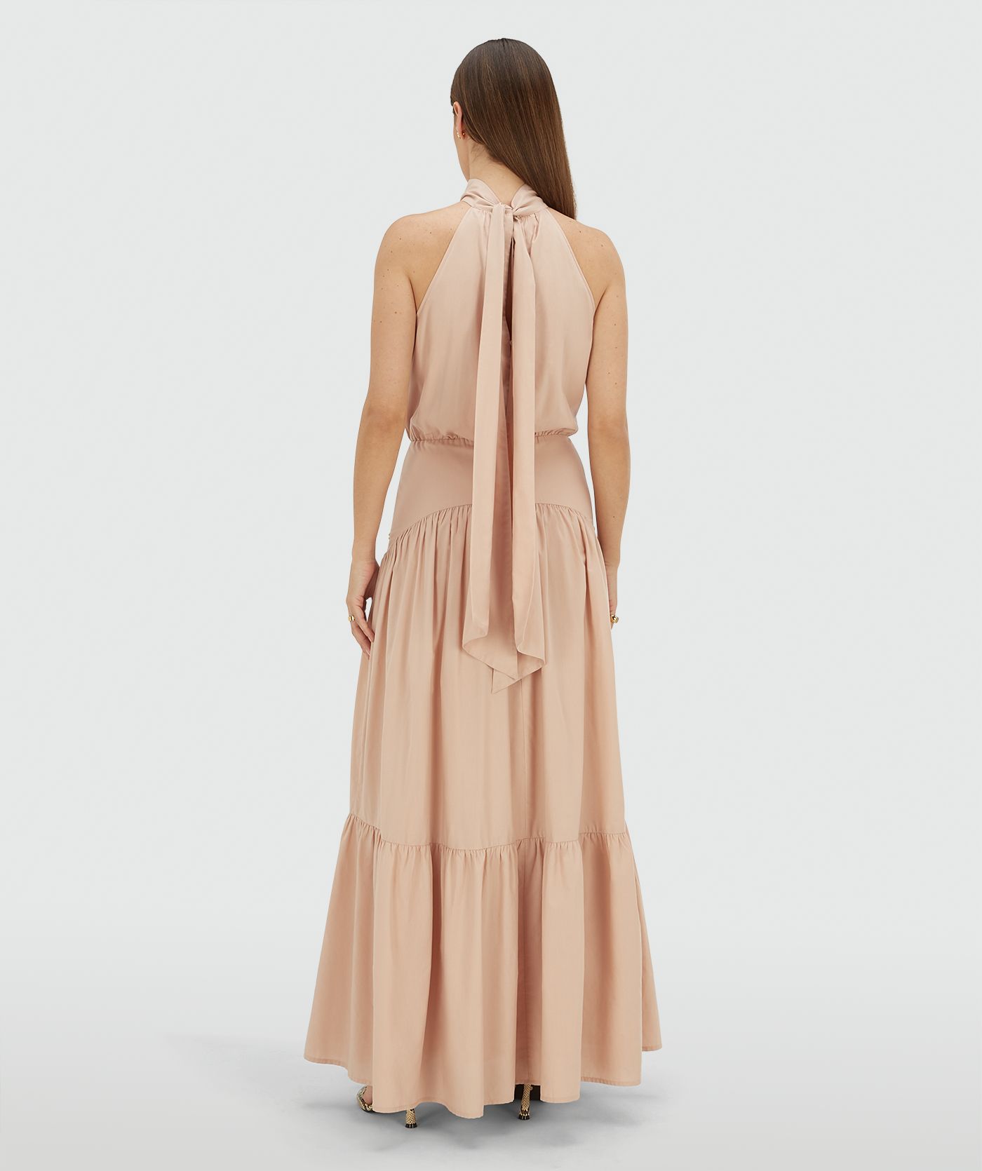 JV-ELARA regular fit maxi jurk - dusty pink