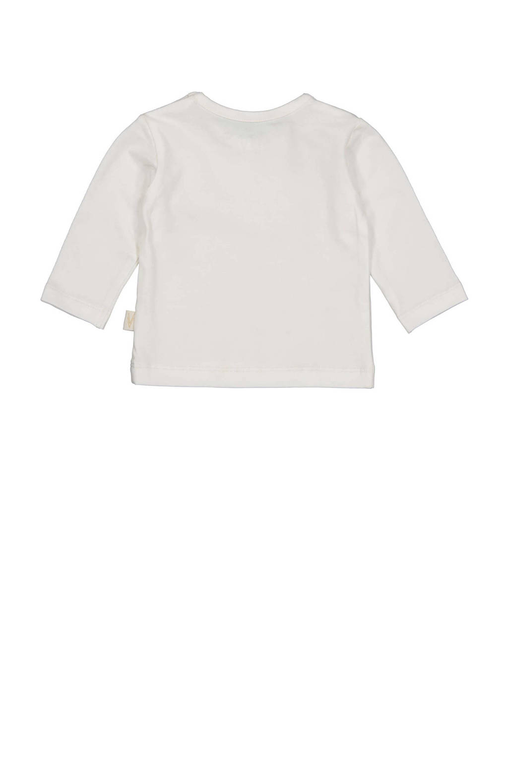 LEVV baby basic longsleeve LNOOMINOS met printopdruk offwhite