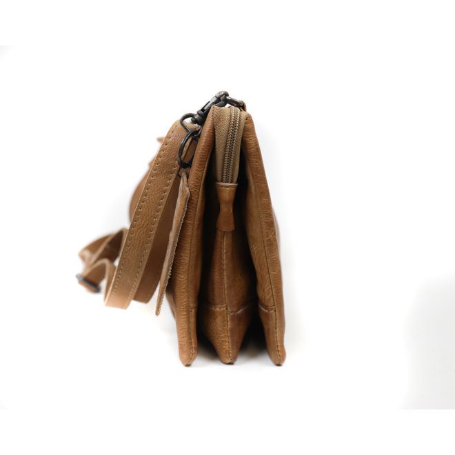 Bear Design Callisto Pelle Portemonnee tasje Uma XL Taupe CP1268