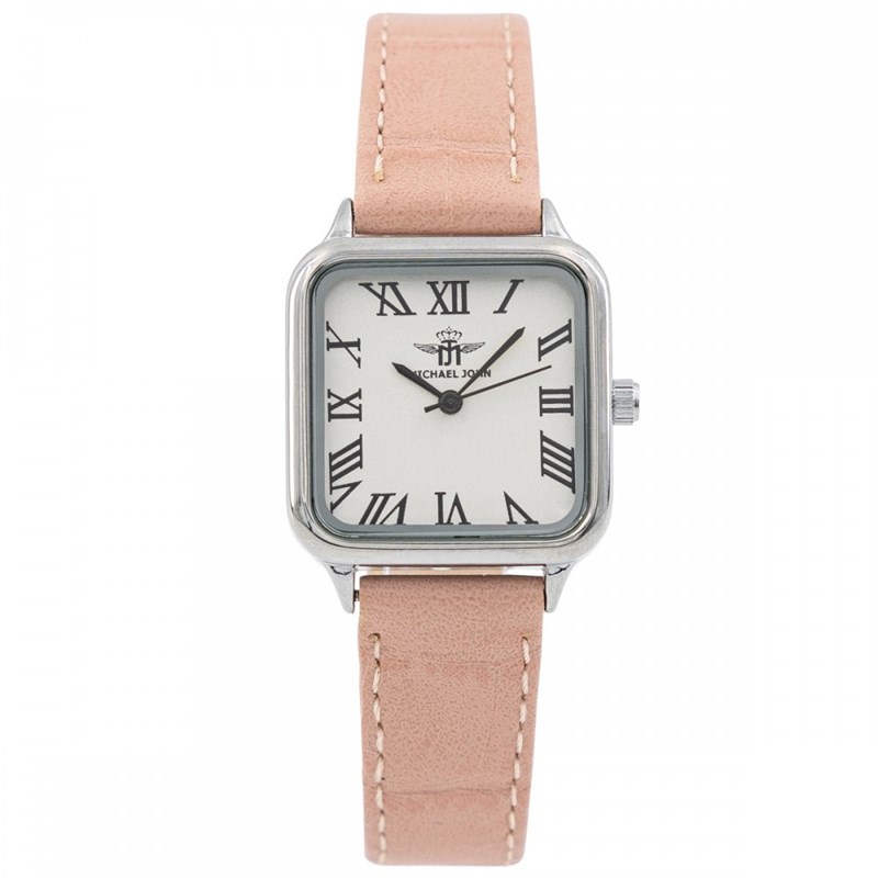 Coffret montre Femme M. JOHN bracelet Cuir Rose