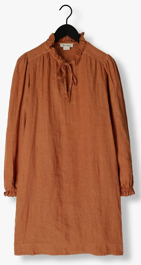 BELLAMY bruine bellamy mini jurk kate