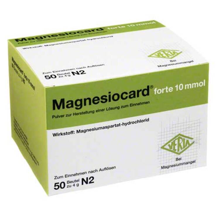 Magnesiocard forte 10 mmol P, 50 St