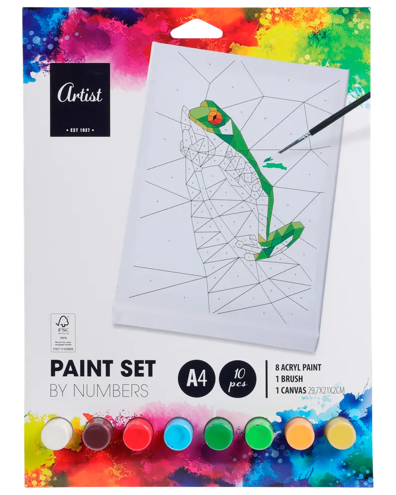 Paint by numbers A4