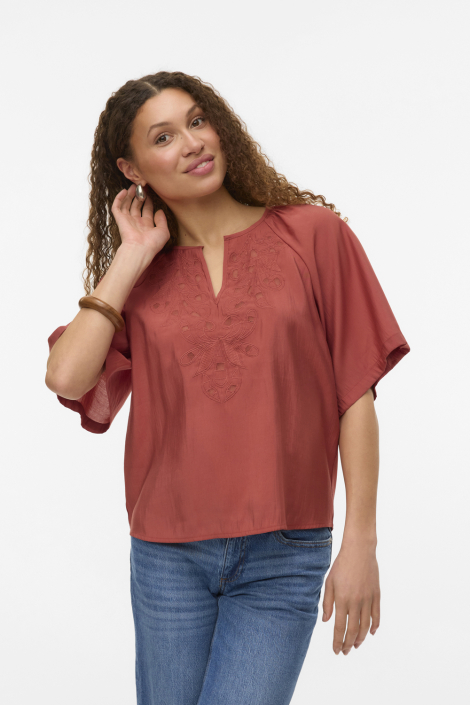 Vero Moda oranje dames blouse