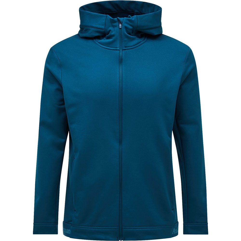 Peak Performance Rider Tech Zip Hood Midlayer-Jacke Herren infinity teel