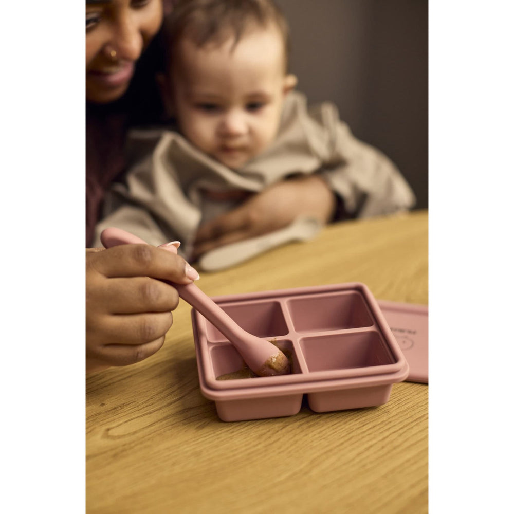 Køb FILIBABBA Rose Mix Silicone Feeding Skeer 3-Pak