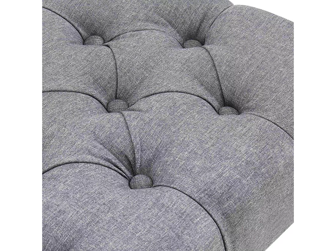 Banquette - Tissu - Gris foncé - Amun