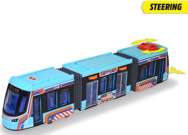 Dickie Toys - Tram Siemens Avenio - Voertuig Vrijloop - 42 cm - Speelgoed voor Kinderen