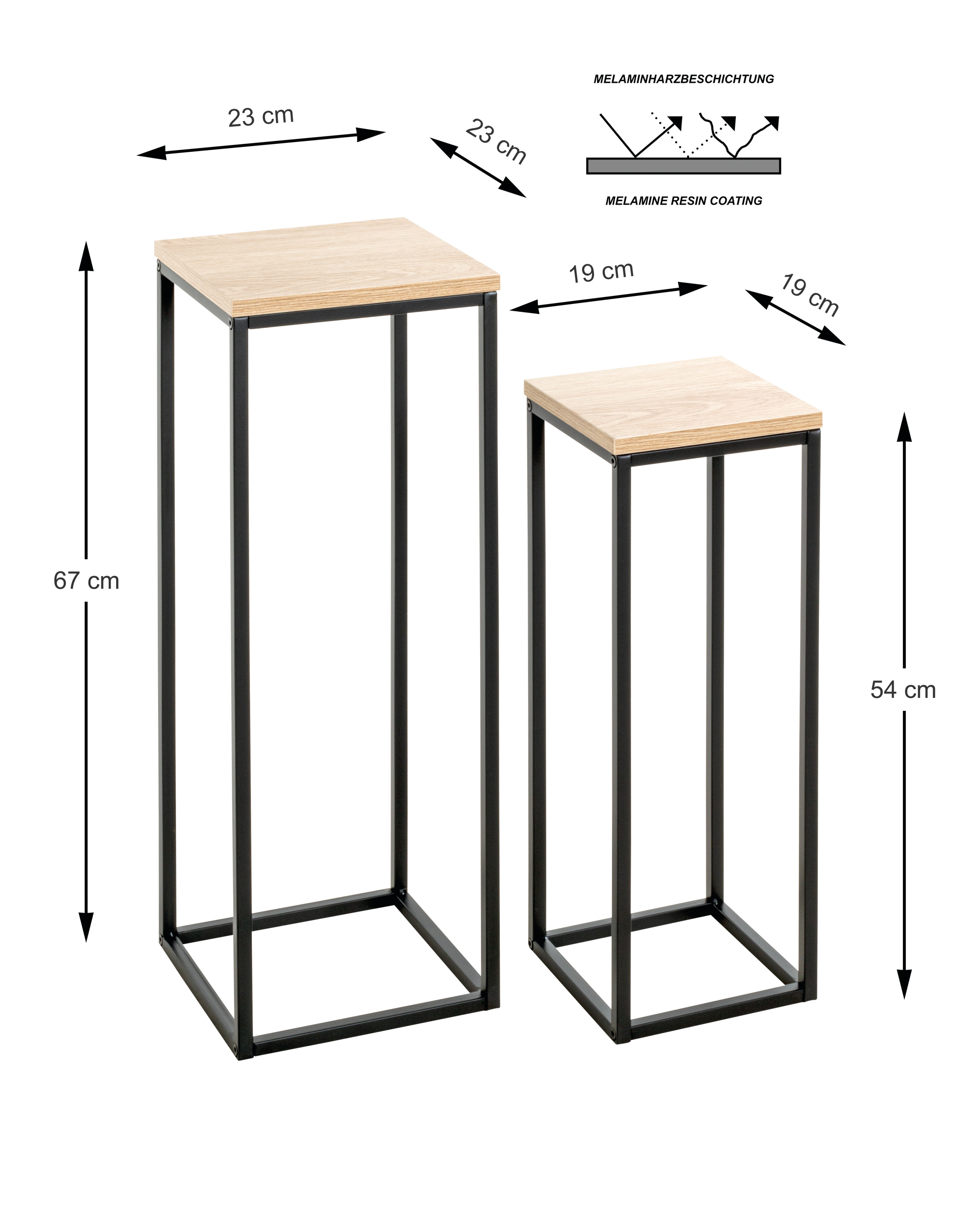 Blumensäule 2er Set