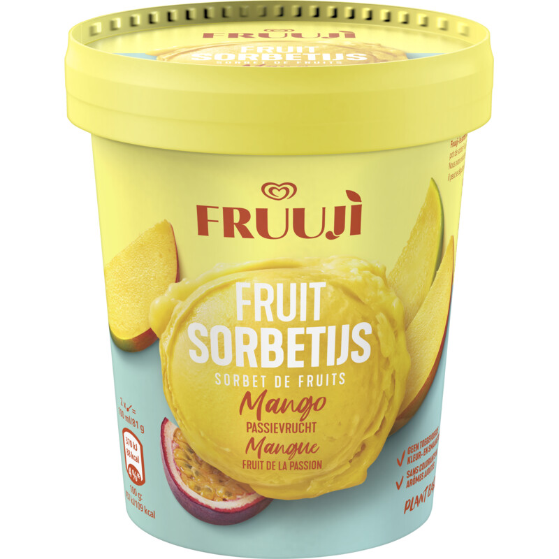 Ola Fruuji fruit sorbetijs mango