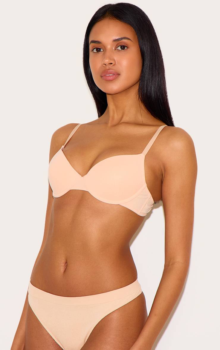 Light Nude Soutien-gorge T-shirt À Armatures