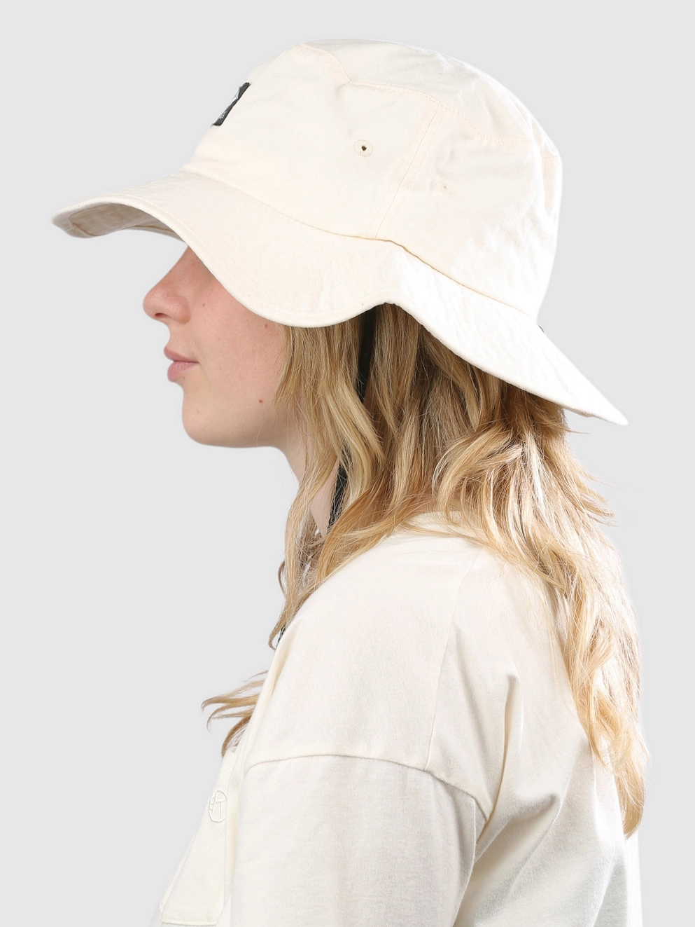 Rip Curl Classic Surf Mid Brim Bucket Hat vintage white