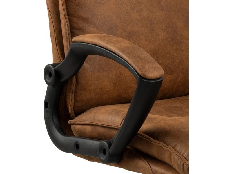 AC Design Bürostuhl Brad, mit Armlehnen und Bremsrollen, Ca Moderner Schreibtischstuhl in edler Optik
