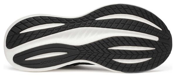 Chaussures Running Saucony Triumph 22 Large Noir/Blanc Femme