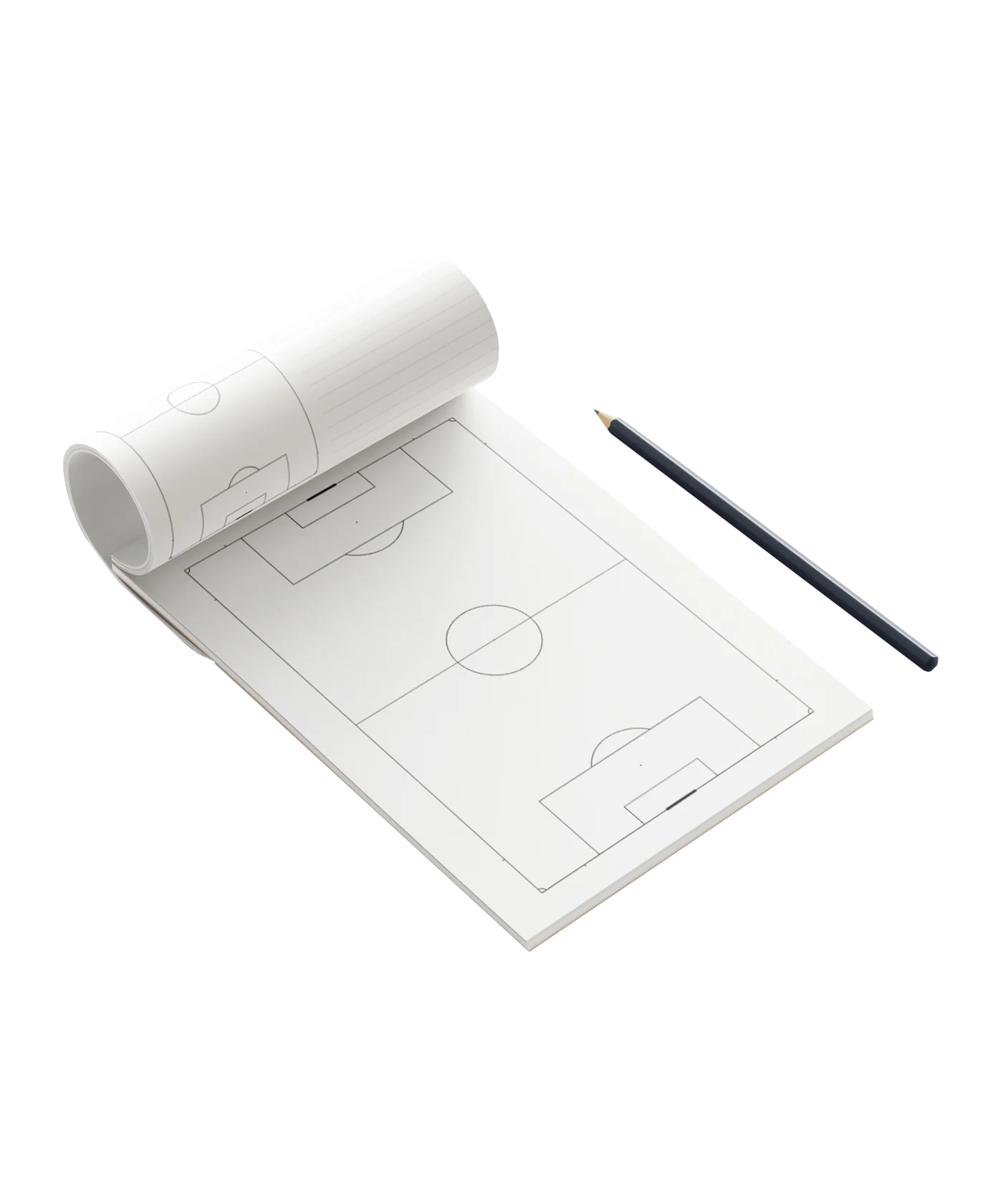 Cawila PRO 50 Blatt A6 Notepad Lehrblock Weiss