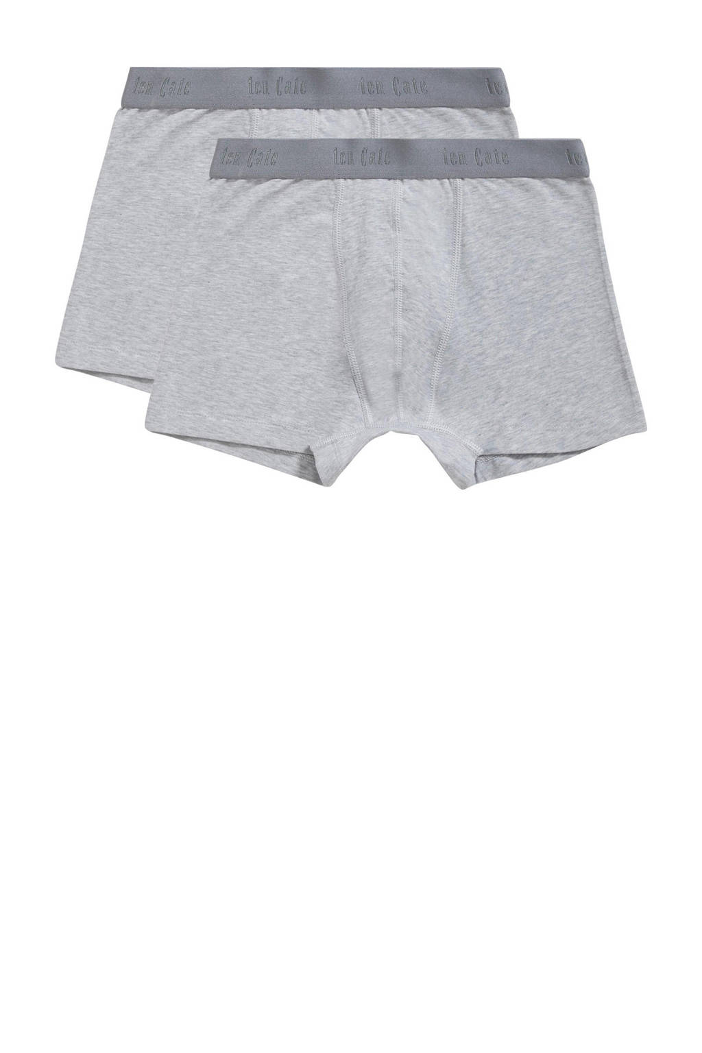Valt klein uit na het wassenboxershort - set van 2 grijs