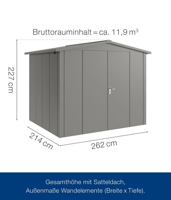 Hörmann Metallgerätehaus Juno JSD9 L-Sk