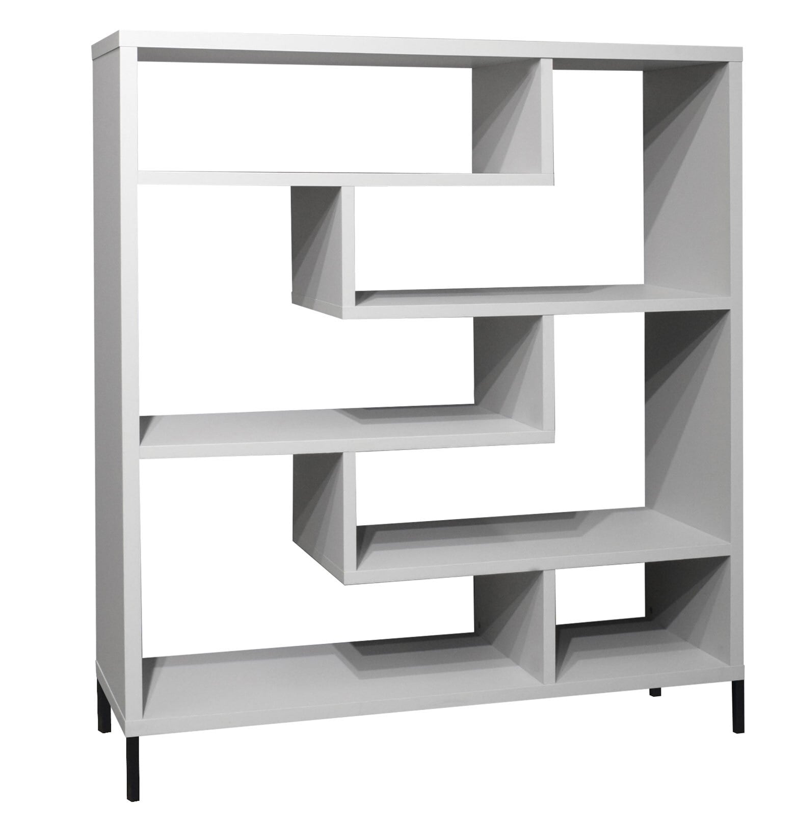LIV`IN Regal SELMA 130 x 134 cm Kreidegrau matt