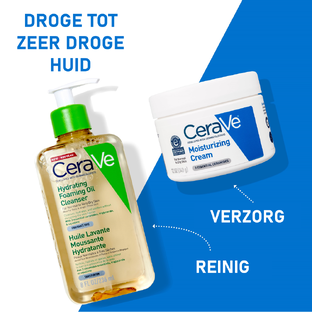 CeraVe Hydrating Foaming Oil Cleanser - voor normale tot (zeer) droge huid - voor gezicht en lichaam 236ML