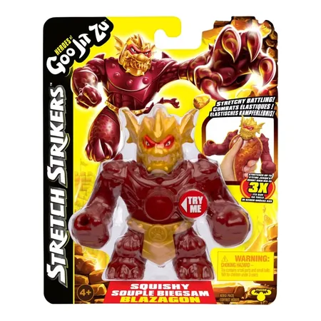 HEROES OF GOO JIT ZU Stretch Strikers S11 Hero Pack Squishy Blazagon