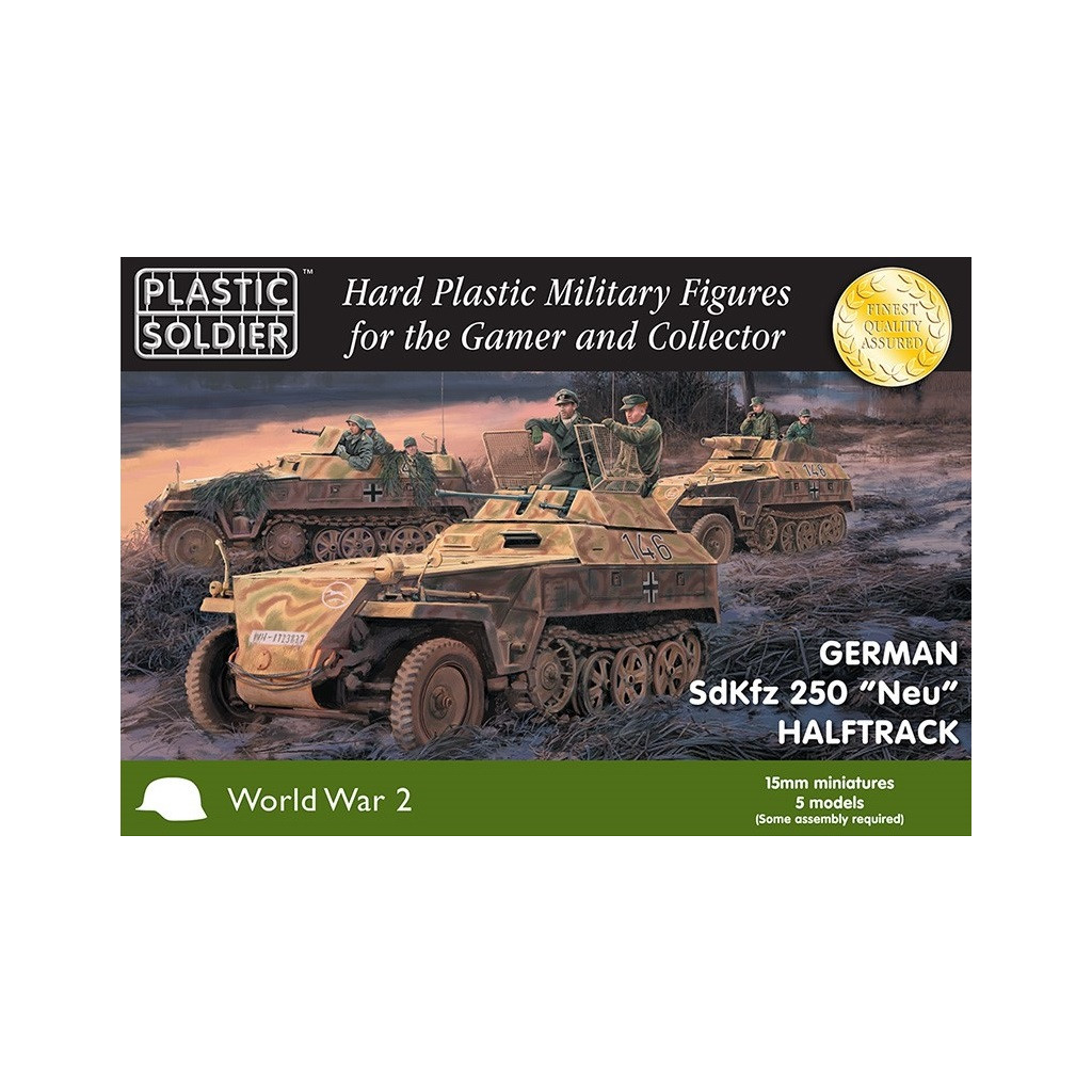 15mm WW2 German Sdkfz 250 Neu Halftrack