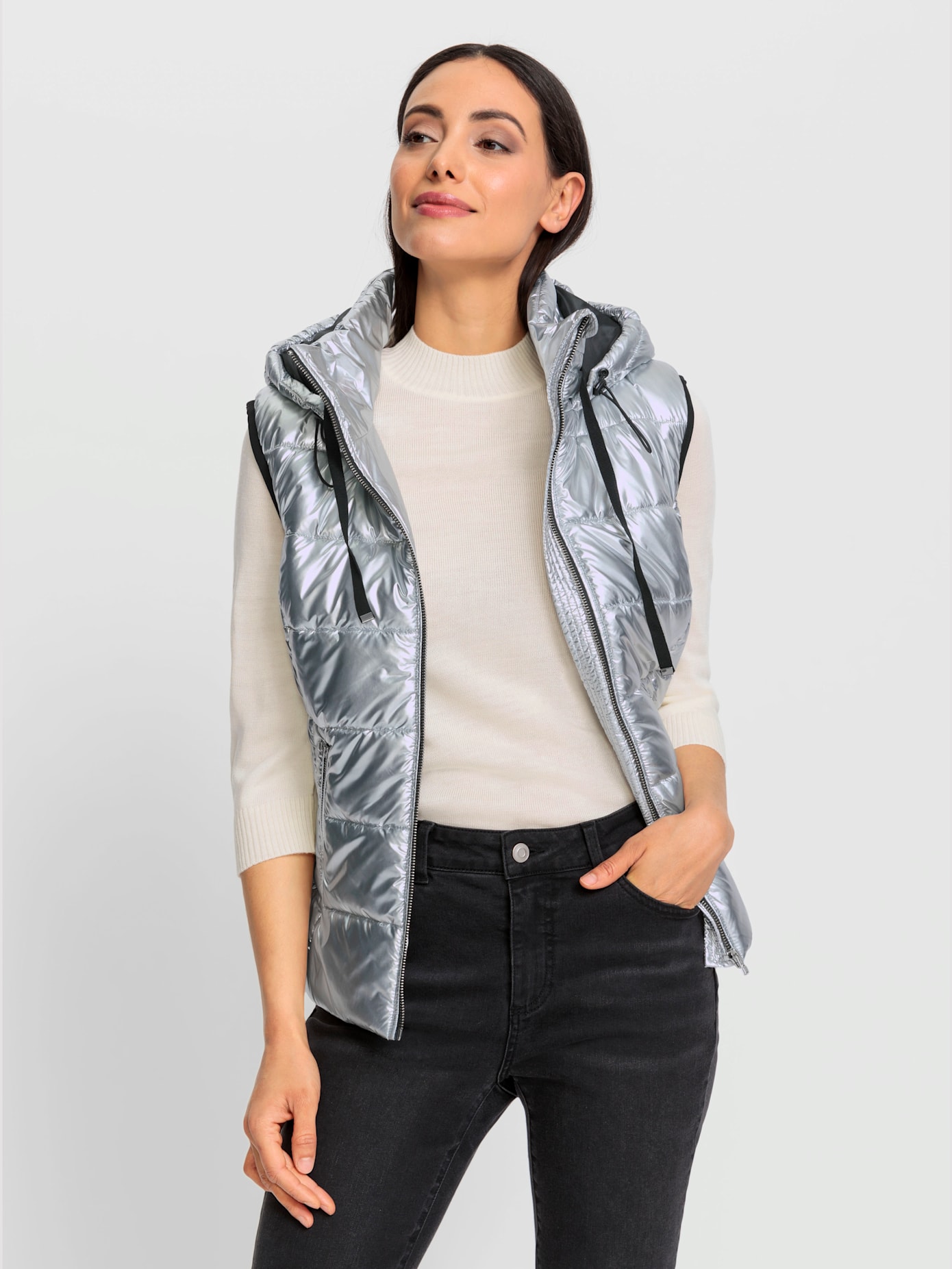 Gilet matelassé piquage tendance