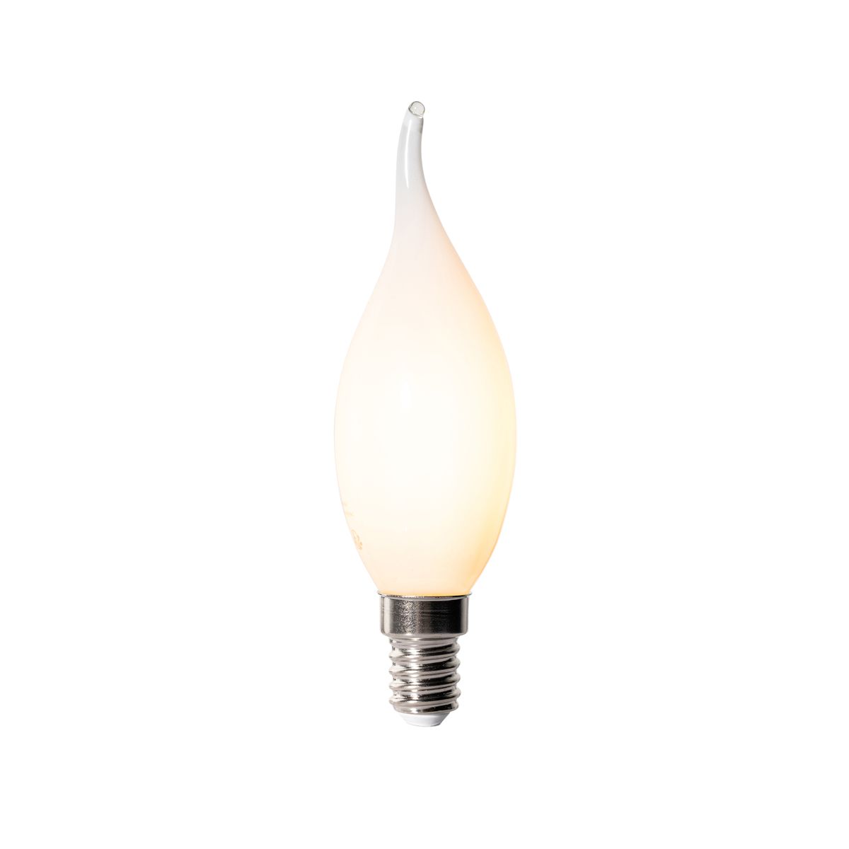 Set van 5 E14 dimbare LED lampen BXS35 opaal 4W 450 lm 2200K