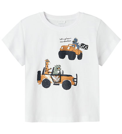 Name It T-Shirt - NmmHuggi - Bright White
