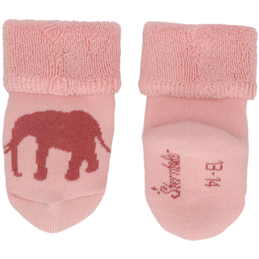 Sterntaler Baby-Söckchen 3er-Pack Afrika zartrosa