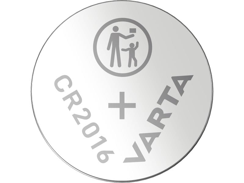 Varta Knopfzelle CR2016 , 2 Stück LITHIUM Knopfzelle CR2016 Blister 2