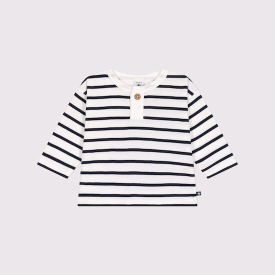 Tee-shirt à manches longues en coton   Smoking        de               Petit Bateau