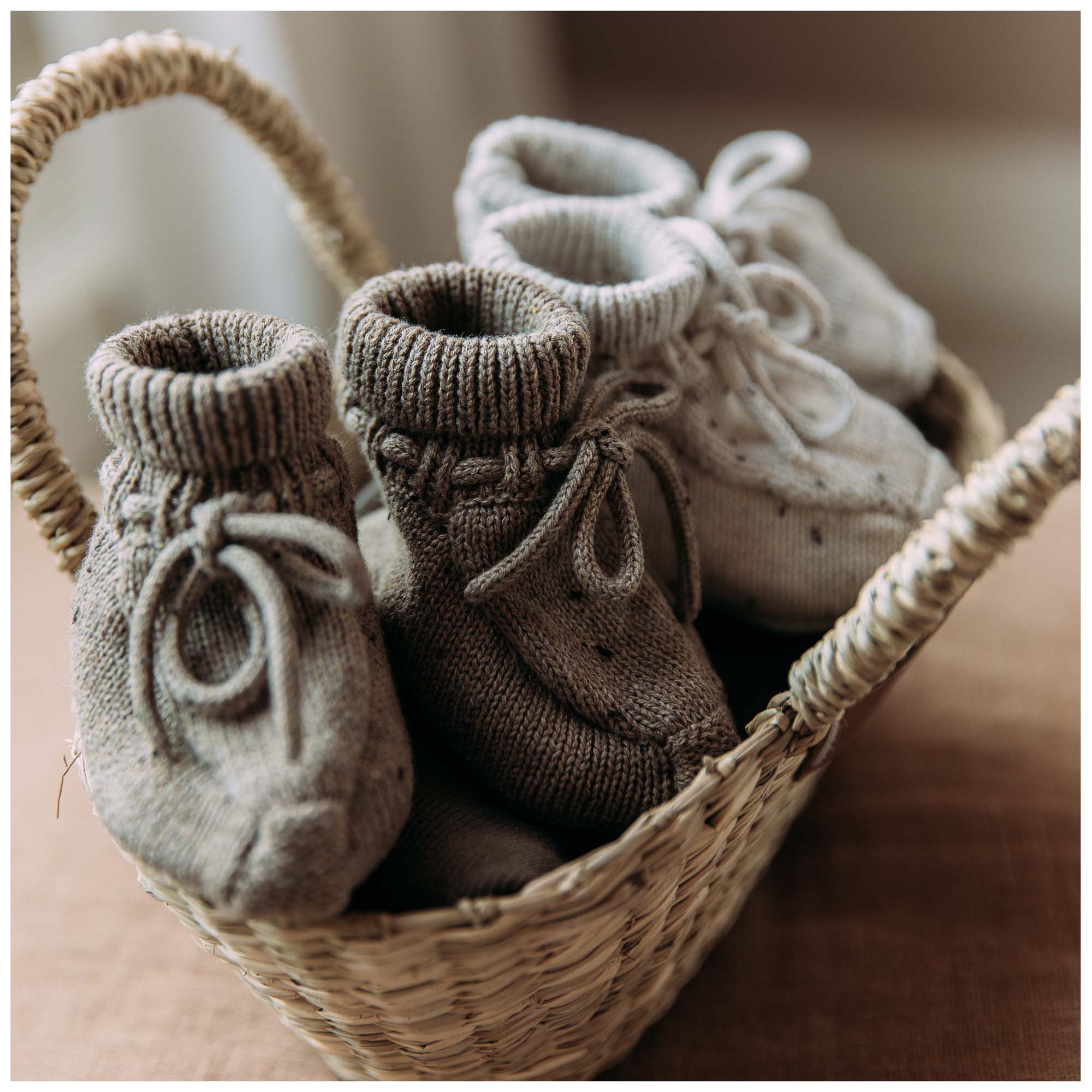 Sweet Petit Mini slofjes  wit