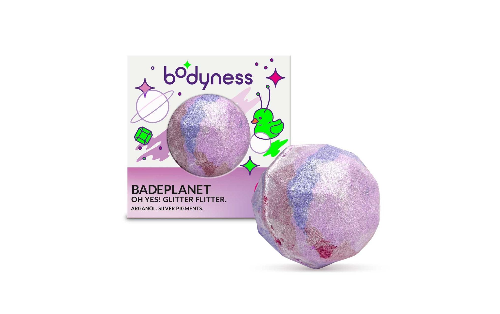 Bodyness Bade Planet 1 Stück, assortiertBadebombe sorgt für ein luxuriöses Badeerlebnis