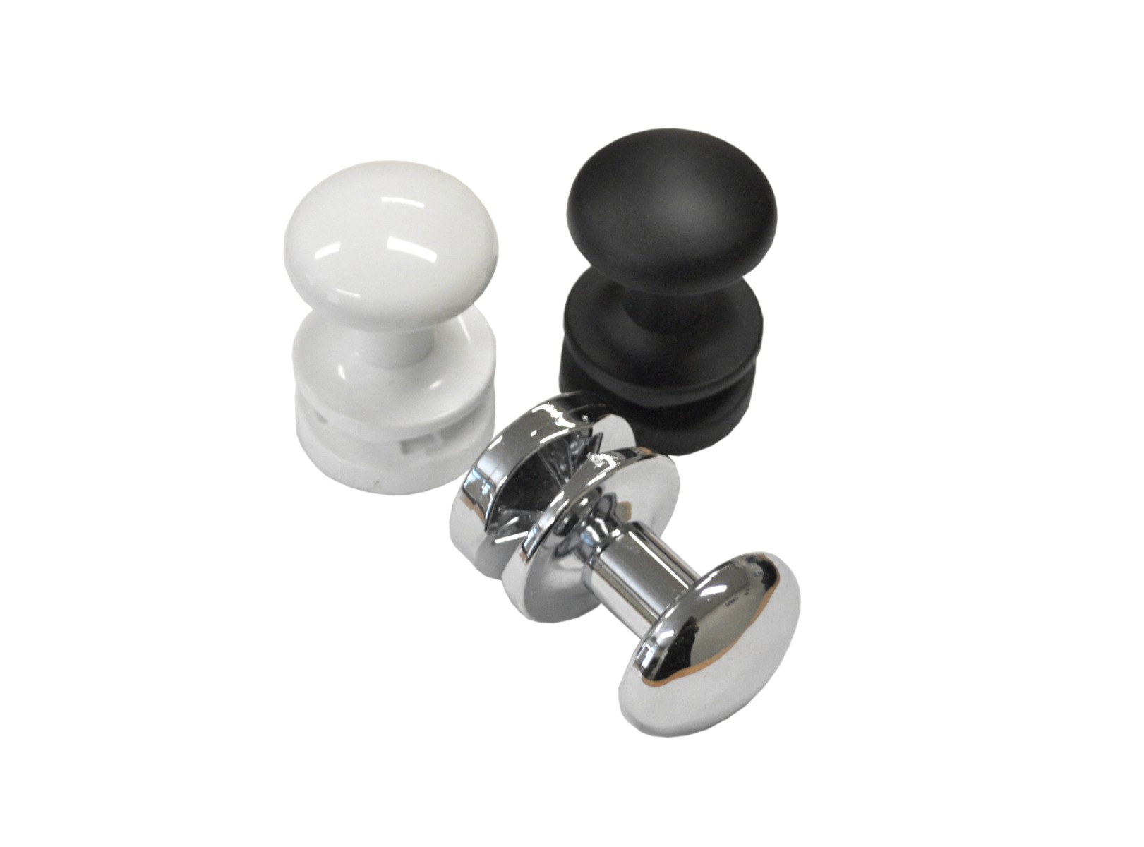 Sanicare handdoek knop voor design radiatoren zwart