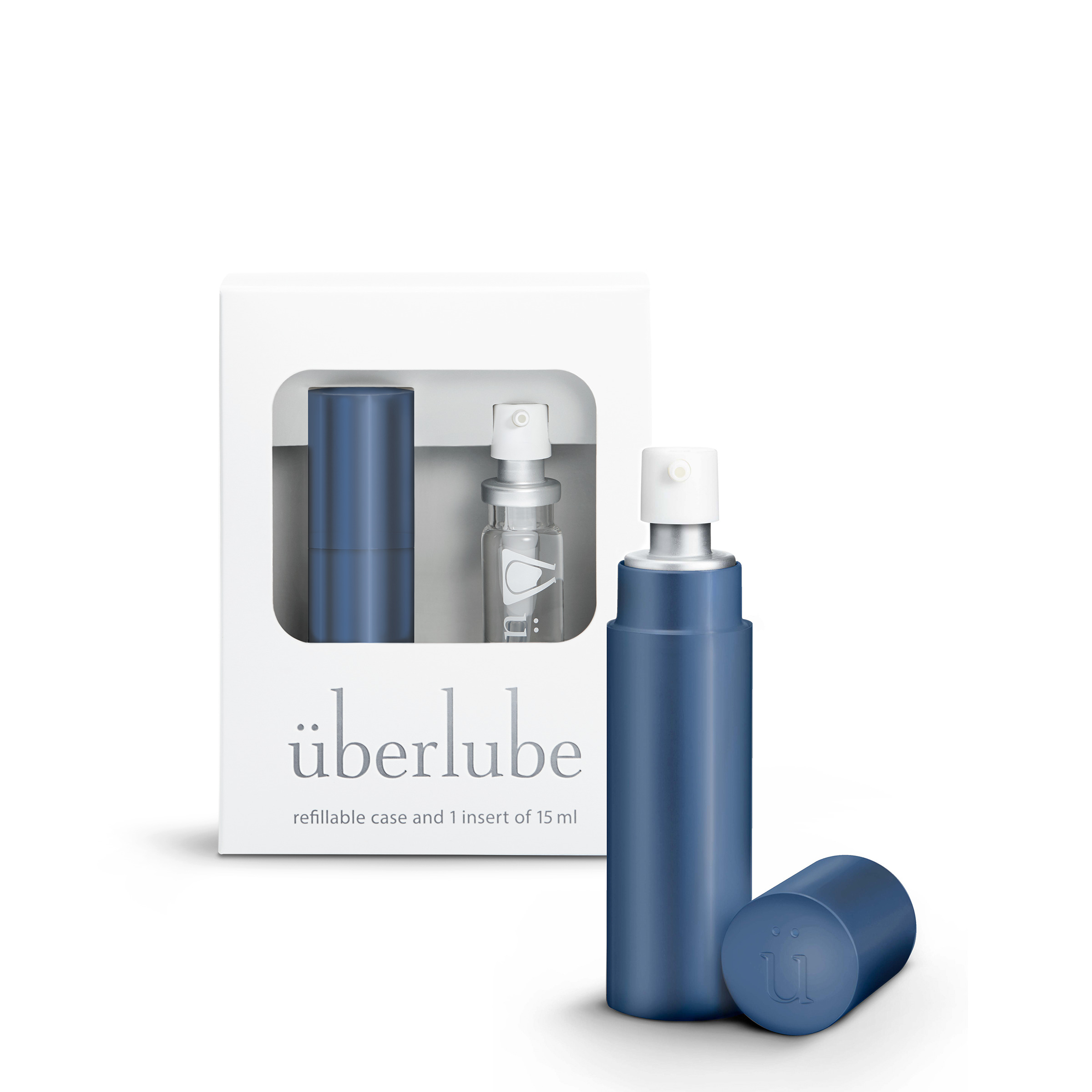 Uberlube Glijmiddel Siliconen – Good-To-Go Blauw Navy (15 ml)