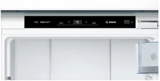 Bosch KIF81PFE0 Serie 8 Einbau-Kühlschrank, 177,5 x 56 cm Nische, 289 L, Flachscharnier, Made in Germany, VitaFresh pro 3x längere Frische, LED-Beleuchtung gleichmäßige Ausleuchtung