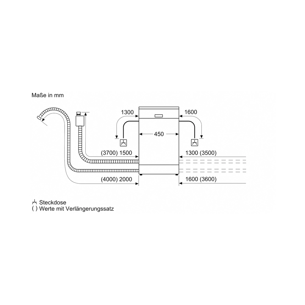 Bosch SPI2HKS42E Geschirrspüler teilintegriert 45cm